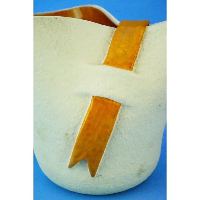 Modernist Ceramic Jug Vase by Studio Umbria ARS Umbra Umbertide, 1950s For Sale - Image 15 of 18