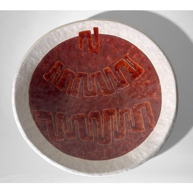 Brutalist Brutalist Style French Porcelain Stoneware Centerpiece For Sale - Image 3 of 18