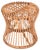 Mid-Century Italian Bamboo and Rattan Stool from BBB Boncina, 1960s For Sale