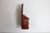 Floral Wall Pocket Red For Sale - Image 6 of 10