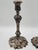 Rare Pair of Antique 1857 English Victorian Silver Plated Elkington Candlesticks For Sale - Image 4 of 11