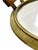 Gold 20thC. Mid-Century Modern Brass and Wood Oval Serving Tray With Mirrored Glass For Sale - Image 8 of 12