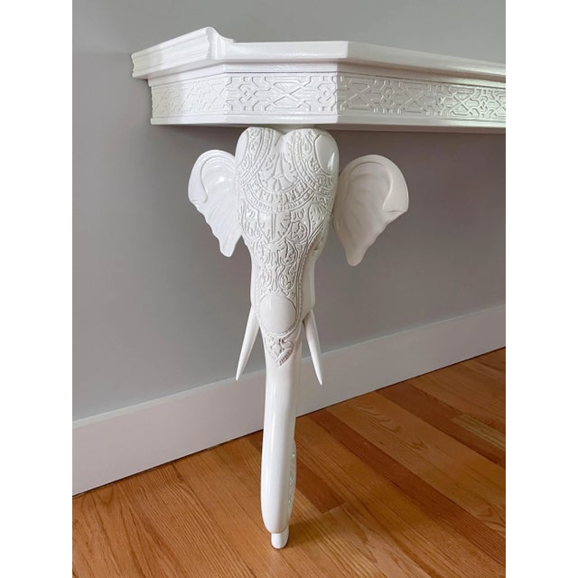 Mid 20th Century 1960s Gampel Stoll Elephant Wall Mount Conole For Sale - Image 5 of 11