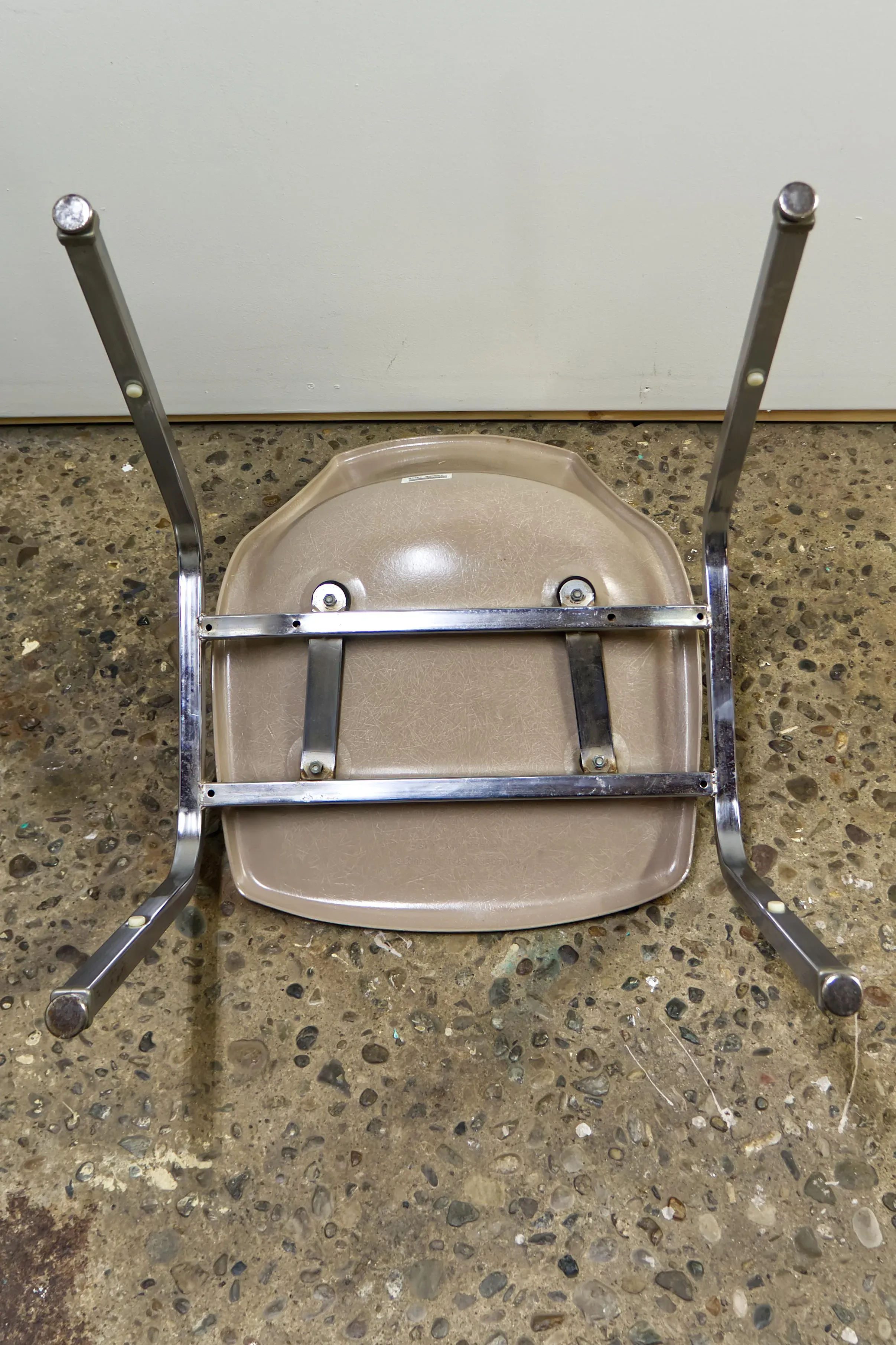 Krueger Metal Products Fiberglass Chair | Chairish