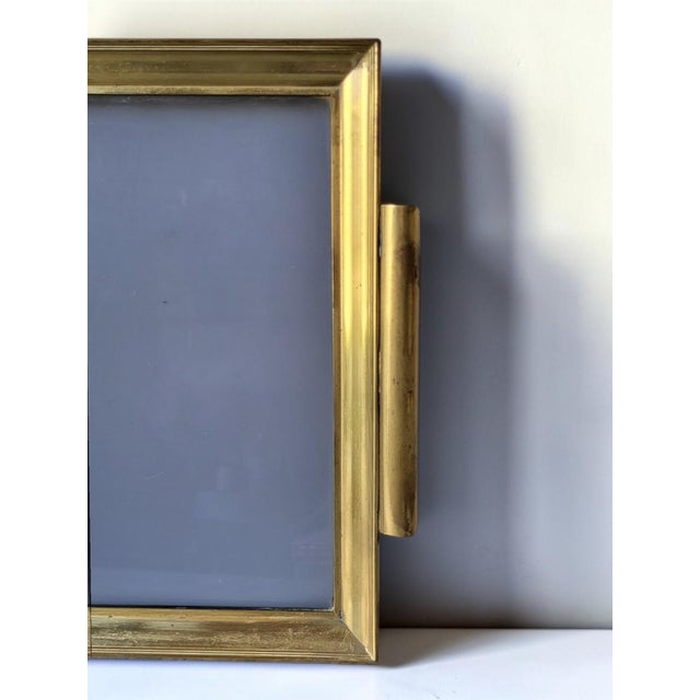 Mid-Century Modern Hollywood Regency Brass Tray, 1960s For Sale - Image 3 of 8