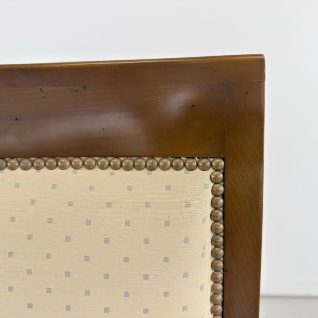 Wood French Dining Chairs – Set of 6 For Sale - Image 7 of 11