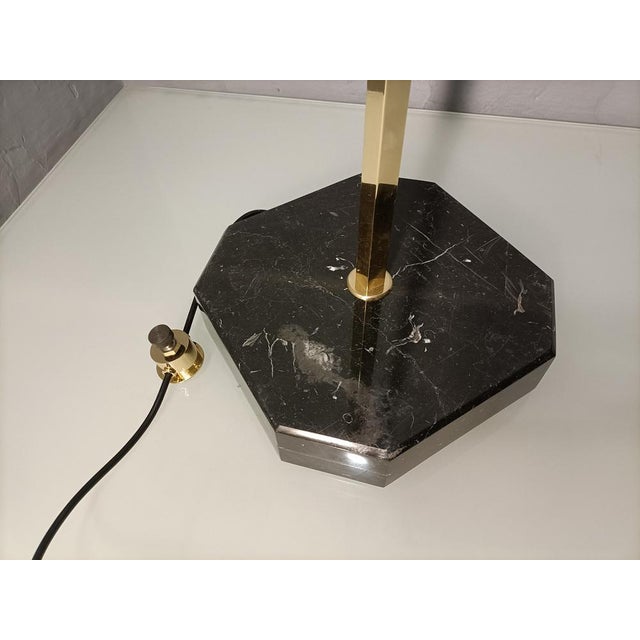 Brass Model Balloon LTE10 Floor Lamp with Beige Base by Luigi Caccia Dominioni for Azucena, 1990s For Sale - Image 10 of 18