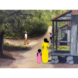 Contemporary Folk Art Oil Painting by A. H. Ludy For Sale