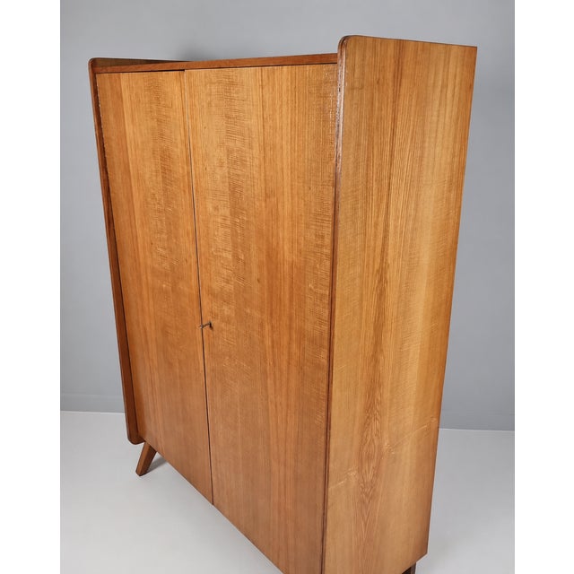 Vintage Wardrobe in Ash by Tatra Nabytok, 1970s For Sale - Image 10 of 12