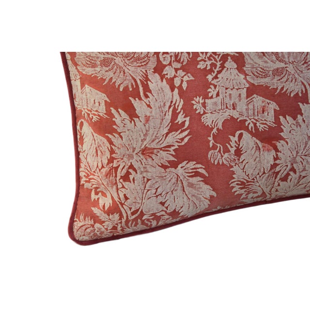 Mariano Fortuny Italian Mariano Fortuny Fragonard Botanical Feather/Down Pillow For Sale - Image 4 of 6