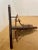 Asian Chinoiserie Burnt Bamboo Painted Corner Shelf For Sale - Image 10 of 12