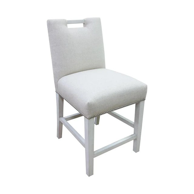 Transitional Fremarc Designs Handle Barstool Counter Height For Sale - Image 3 of 3