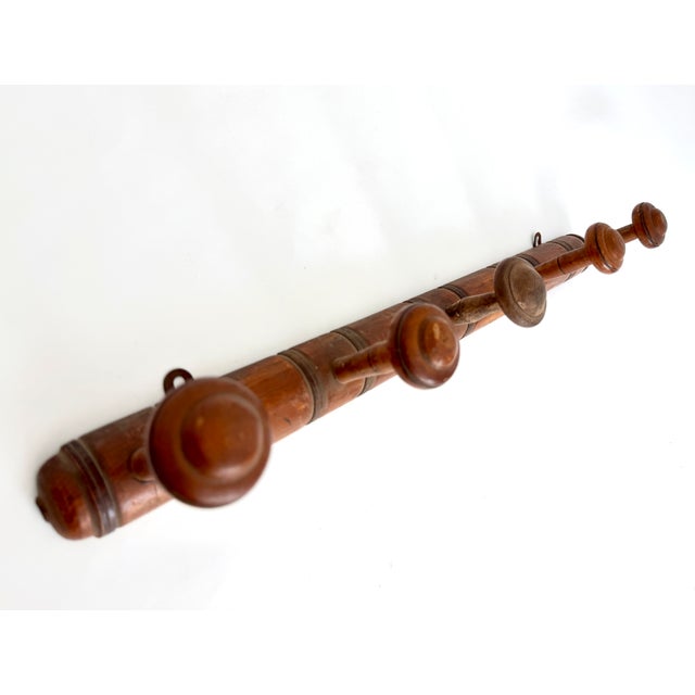 French Faux Bamboo Hat/Coat Rack For Sale In Los Angeles - Image 6 of 6