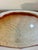 Glass Vintage Murano Art Glass Bowl, Gold Flake White Cased Italian Centerpiece For Sale - Image 7 of 8