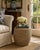 A gorgeous Chinoiserie woven rattan round garden stool, plant stand, or small side table These stools have long been...