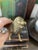 Pair of Vintage Brass Lions For Sale - Image 4 of 9