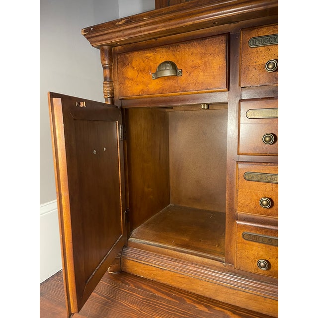 1940s Apothecary With Glass Door Shelved Top Chairish