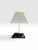 Mid-Century Modern Vintage Toyo Japan Black Lacquer Waterfall Table Lamp For Sale - Image 3 of 9