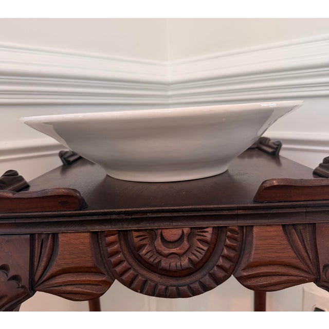 Late 20th Century Late 20th Century Ceramica Cuore Italian Tuscan Garden Large Ceramic Centerpiece Bowl For Sale - Image 5 of 5