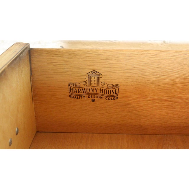Mid 20th Century Walnut Hiboy Dresser by Harmony House For Sale - Image 11 of 16