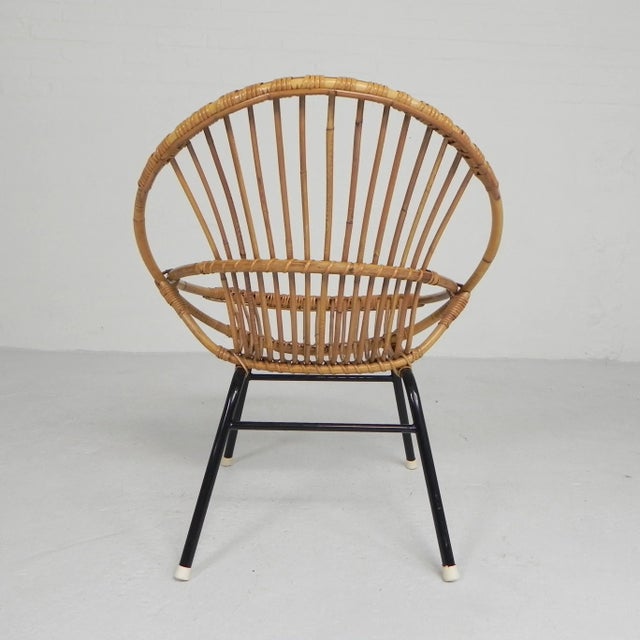 Vintage Bamboo Chair by Rohe Noordwolde, 1960s For Sale - Image 17 of 18