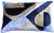 Contemporary Velvet Ikat Pillow For Sale