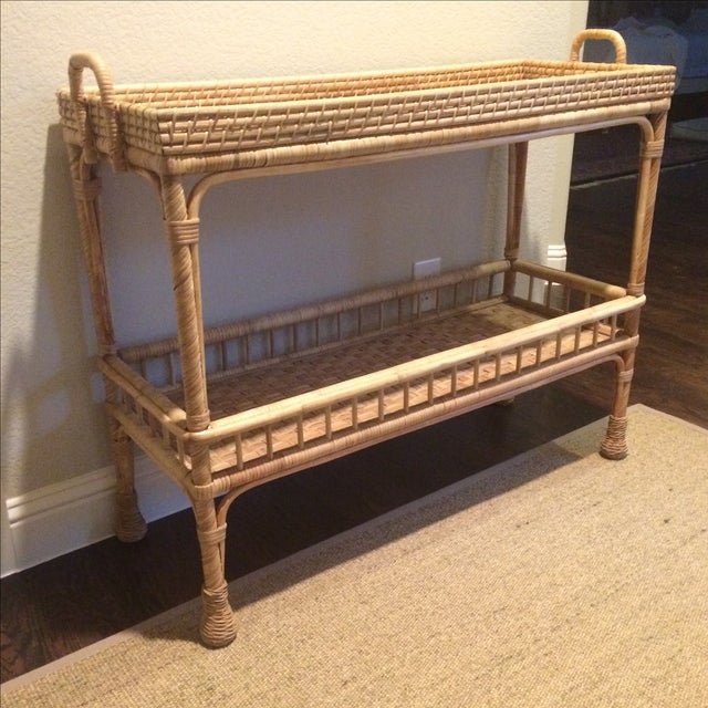 Serena & Lily Style South Seas Bar Cart Chairish