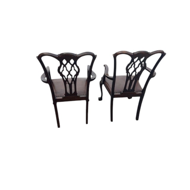 Late 19th Century Late 19th Century Set of 8 Chippendale Style Dining Chairs For Sale - Image 5 of 12