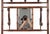 Victorian Victorian Belgian Wood Hall Tree With Beveled Mirror For Sale - Image 3 of 11