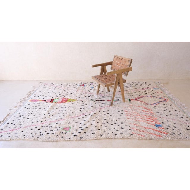 Moroccan Azilal Neon Rug - 9.5 X 6.4 Ft For Sale - Image 4 of 10