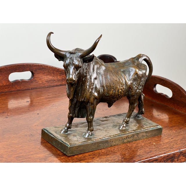 This impressive bronze sculpture is a reduction of Taureau Romain (Roman Bull), one of the most celebrated animal subjects...