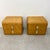 1970s Pair Vintage 1970s Mid-Century Modern Nightstands With Solid Brass Pulls For Sale - Image 5 of 14