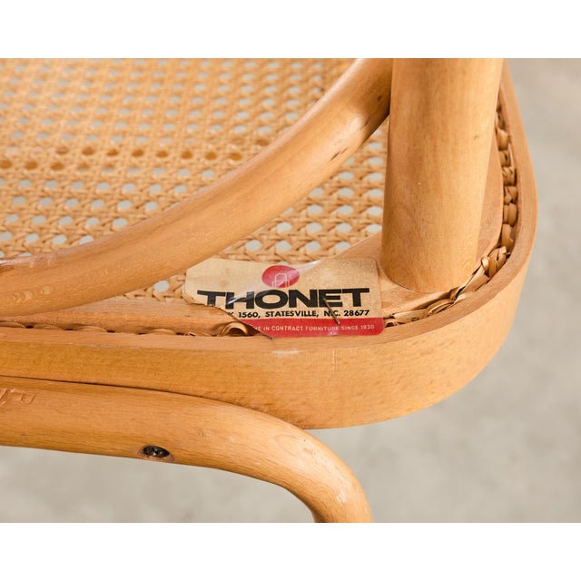 Set of Four Thonet Prague Bentwood Armchairs by Josef Hoffman For Sale - Image 14 of 18
