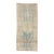 Antique Persian Malayer Rug 4x9 | Faded Beige & Blue Geometric Elegance For Sale