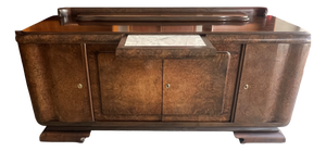 Art Deco Sideboard in Burl Walnut, 1930