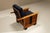 Blue Amsterdam School Lounge Chair with Adjustable Backrest, 1930s For Sale - Image 8 of 18