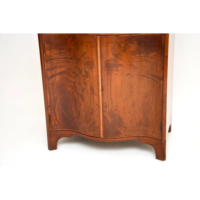 Antique Edwardian Inlaid Satinwood Cabinet, 1900s For Sale - Image 11 of 12