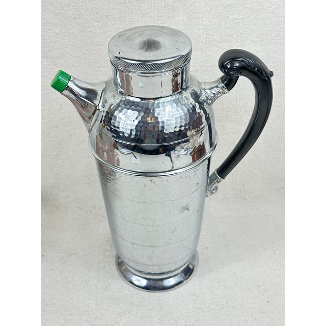 1940s Vintage Krome Kraft Cocktail Shaker For Sale - Image 5 of 10