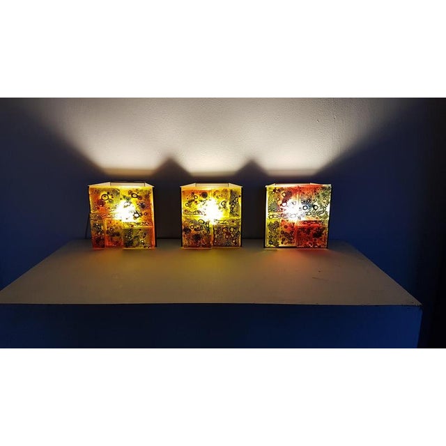 Brown Glass Wall Sconces by Willem Van Oyen for Raak, Set of 3 For Sale - Image 8 of 8