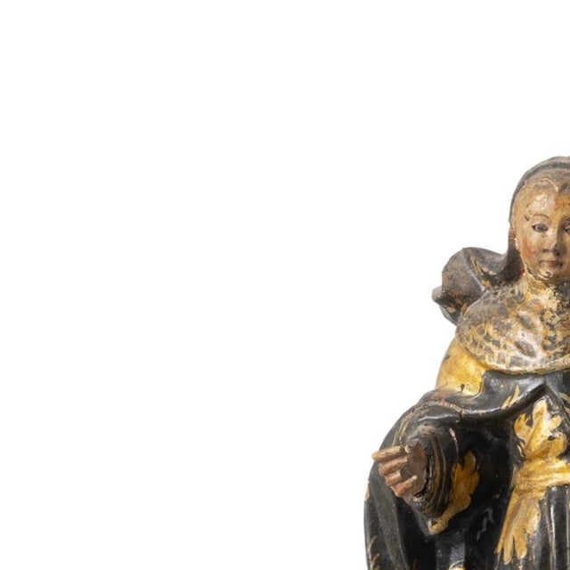 Sacred Art - Saint Rita - 18th Century. Portuguese sculpture from the 18th century; in polychrome and gilded wood. The...