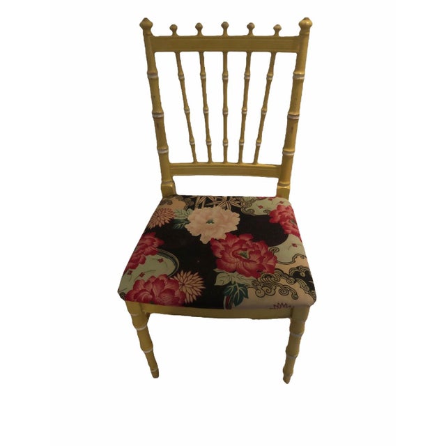 Vintage Thomasville Allegro Faux Bamboo Accent Chair Chairish