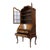 Brass Burl & Carved Walnut Slant Front Marquetry Secretary Desk C1900 For Sale - Image 8 of 16