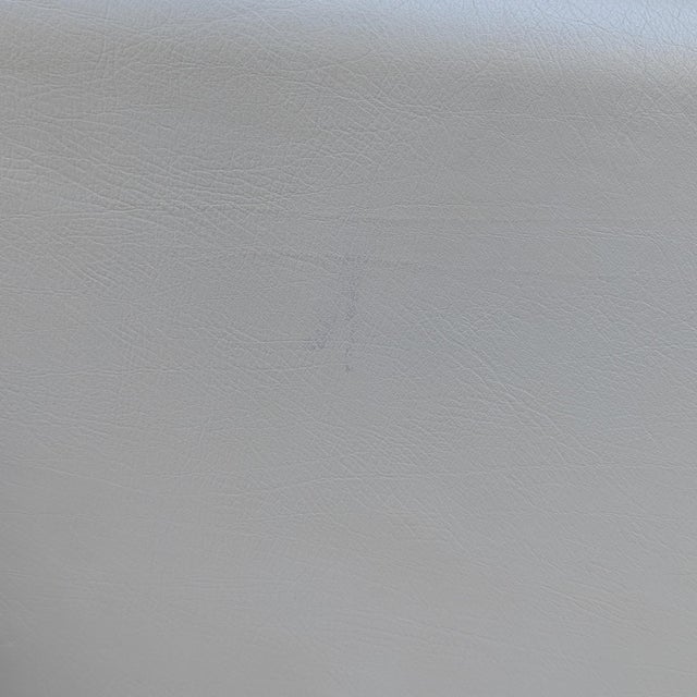 Vintage Nicoletti Italia Postmodern Gray Leather Loveseat, Italy, 1980s For Sale - Image 13 of 18