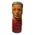 Americana Folk Art Carved Barbershop Bust For Sale
