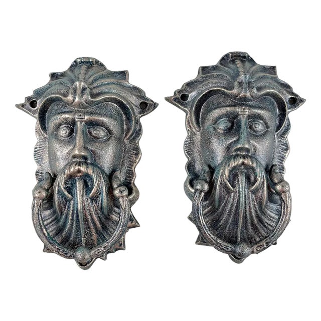 Bronze Door Knockers, Italy, 1980s, Set of 2 For Sale
