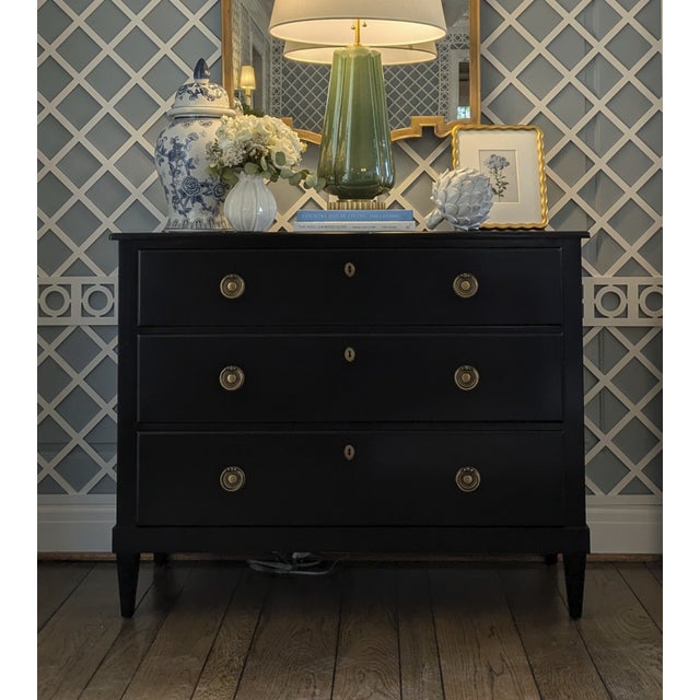 This handsome Adams Dresser by Woodbridge Furniture was featured in the Pasadena Showcase House and is adapted from...