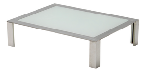 Chrome and Glass Coffee Table in the style of Milo Baughman, USA, 1970s