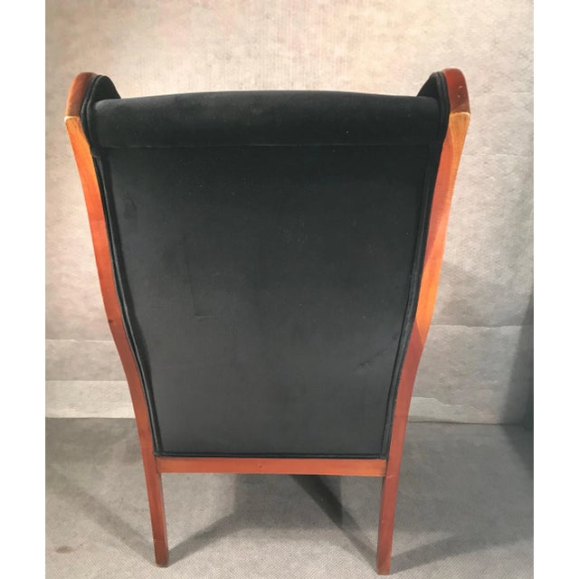 1840 South German Biedermeier Wingback Armchair For Sale In Boston - Image 6 of 8