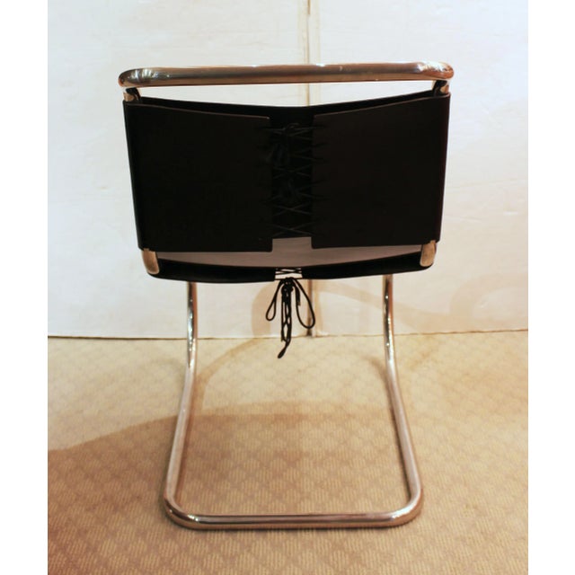 Late 20th Century Mies Van Der Rohe Cantilever Side Chair For Sale - Image 5 of 8