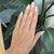 Elegant 1ct lab-grown diamond band ring set in solid 14K gold for timeless sparkle and everyday luxury. A refined wedding...